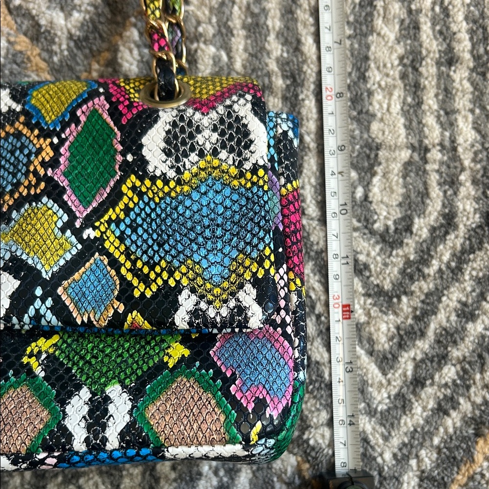 Fashion Nova Python Print Multicolor Patterned Ch… - image 3